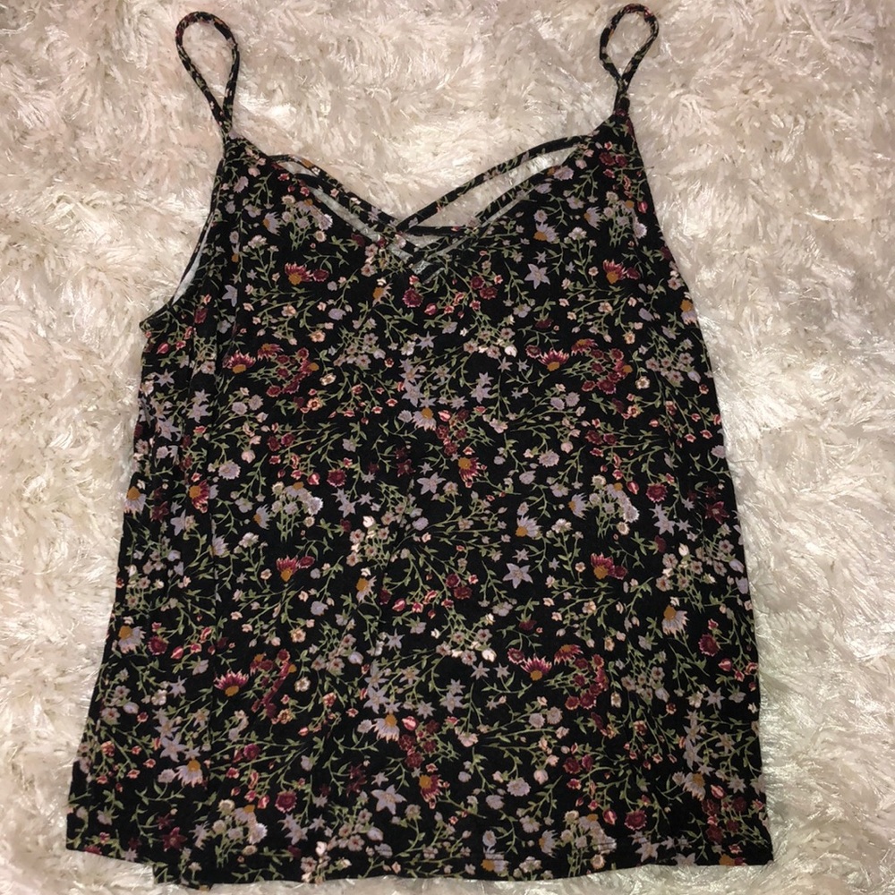 American Eagle Floral Tank Top